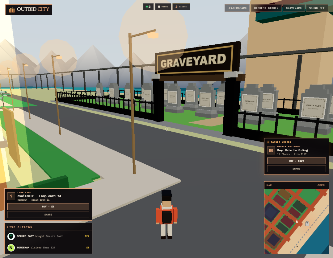 Outbid City screenshot