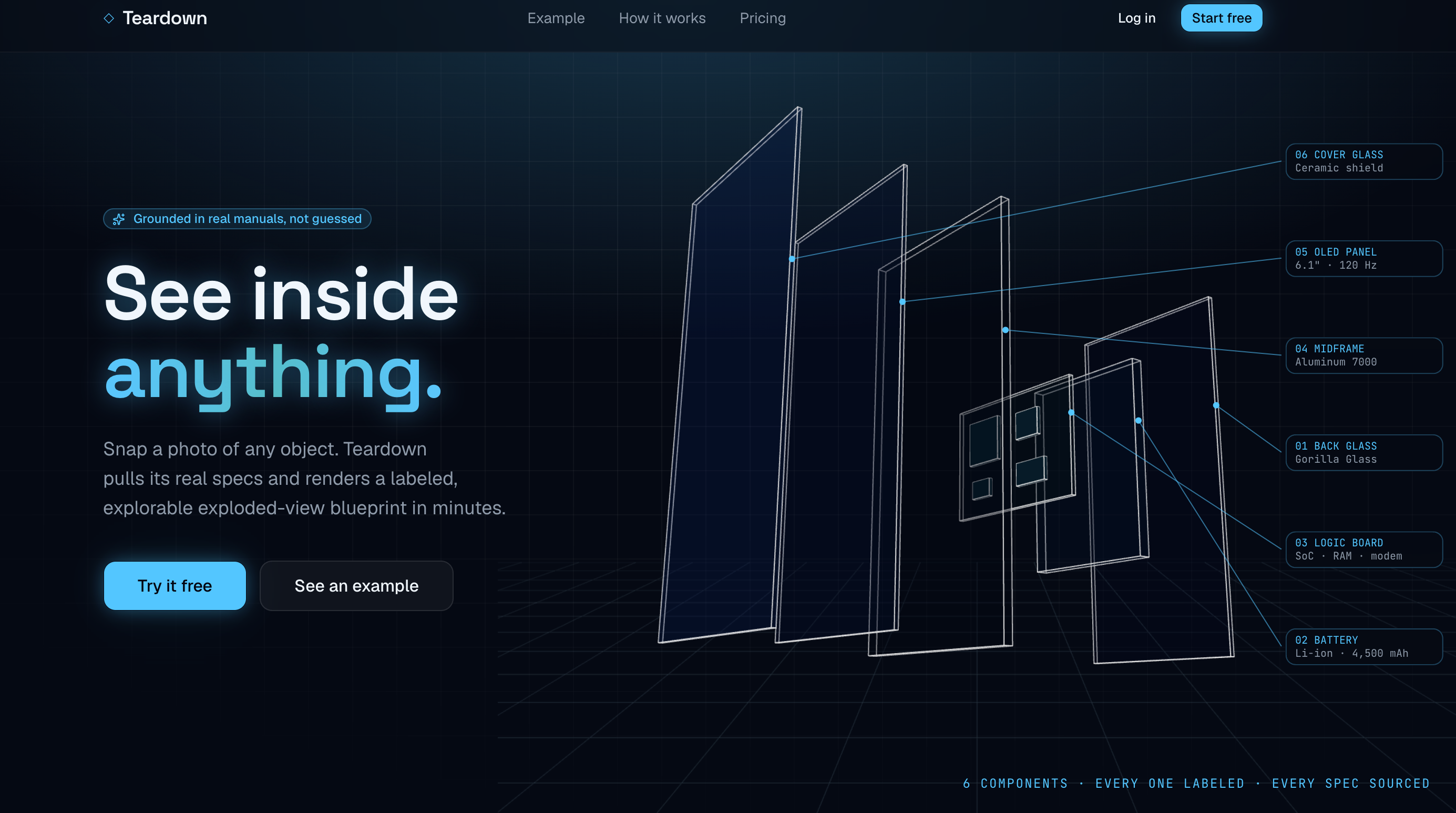 Teardown screenshot