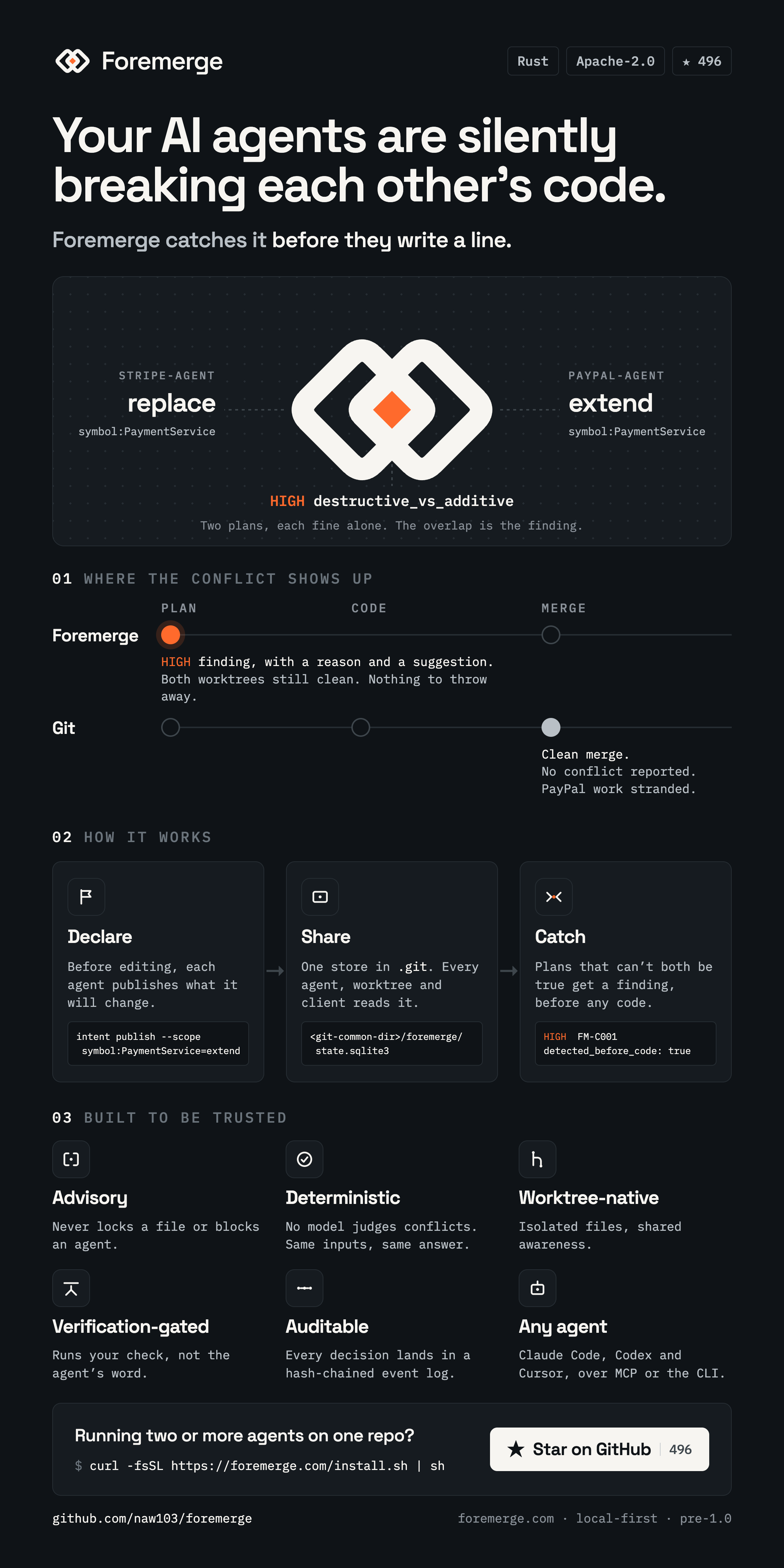 Foremerge screenshot