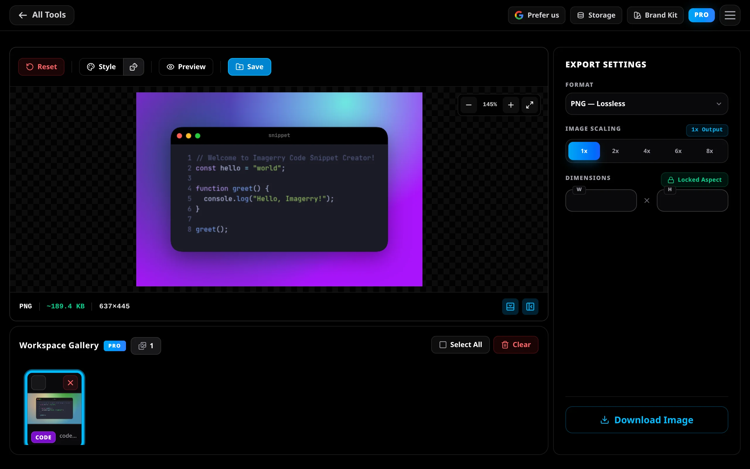 Imagerry screenshot