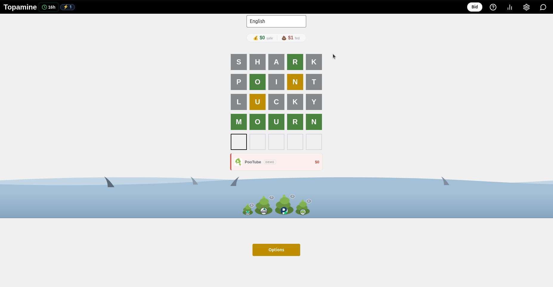 Topamine screenshot
