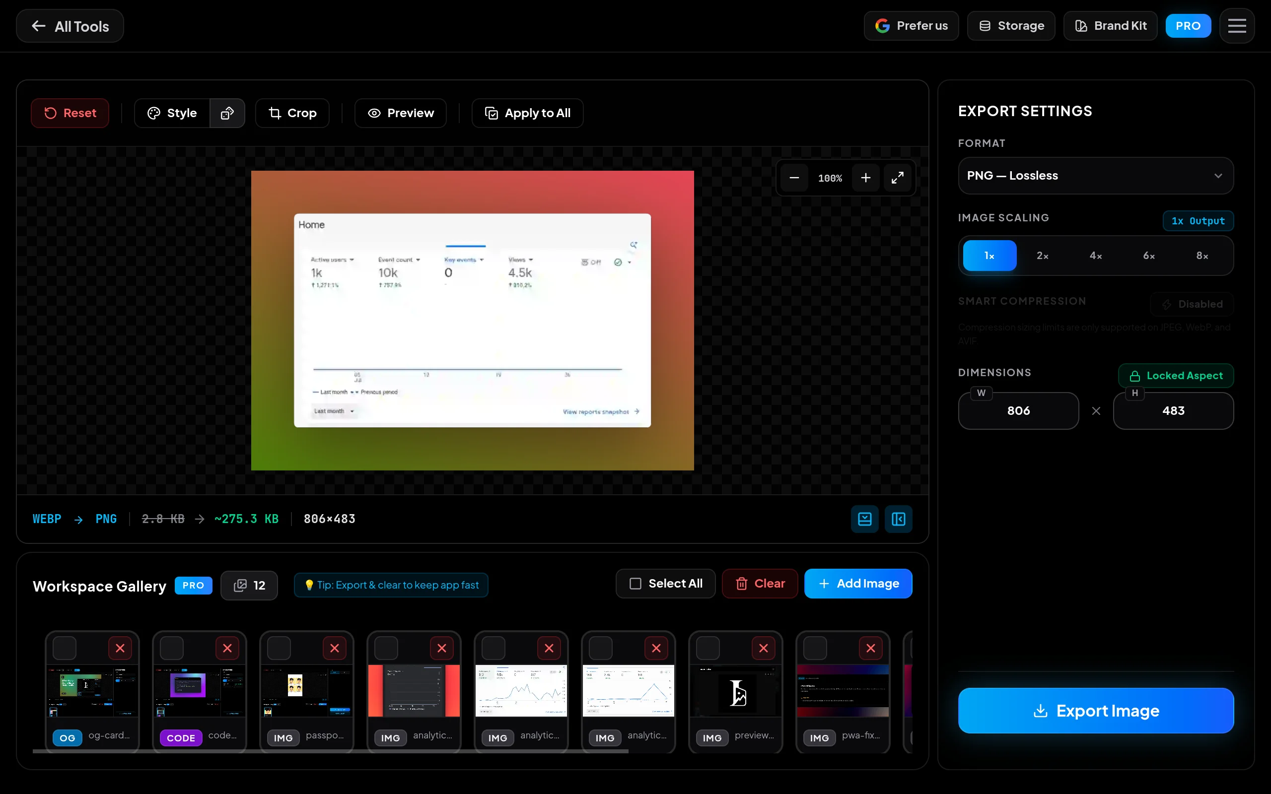 Imagerry screenshot