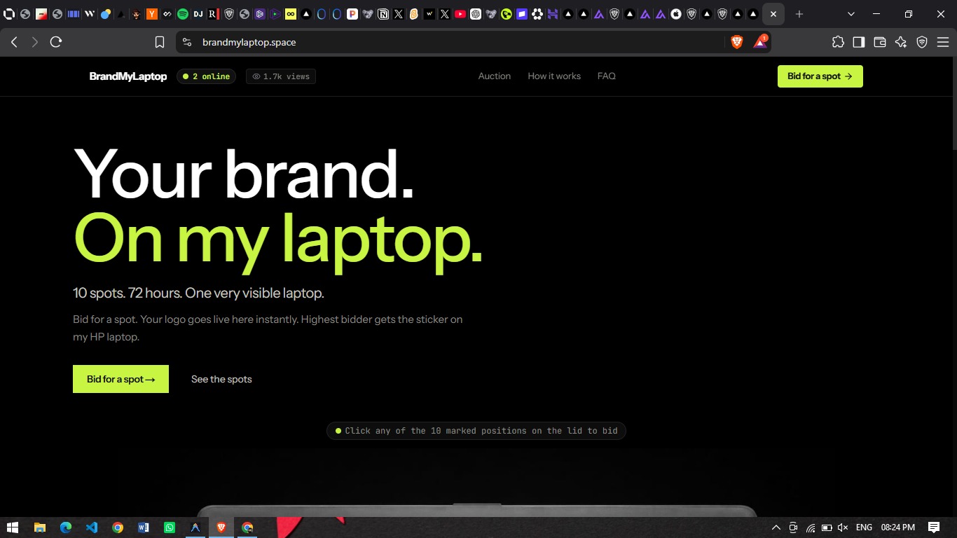 BrandMyLaptop screenshot