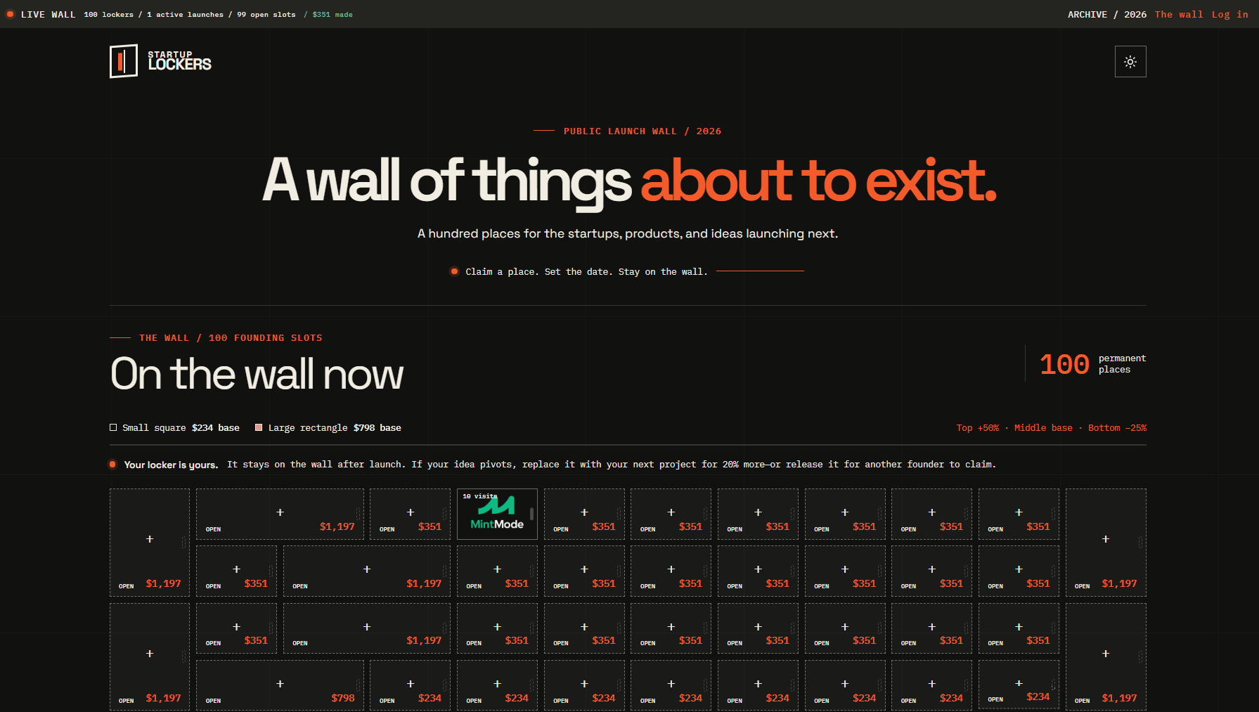 Startup Lockers screenshot