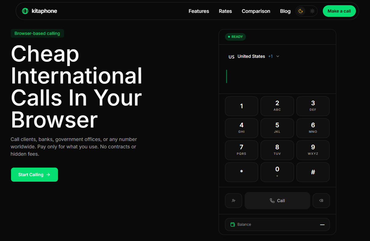 kitaphone.com screenshot